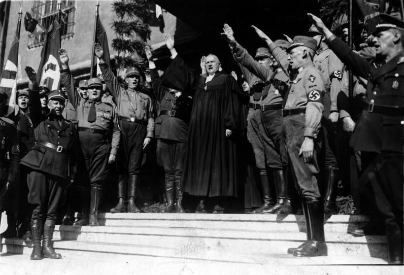 Ludwig Müller with German Christians at the National Synod in Wittenberg, September 1933