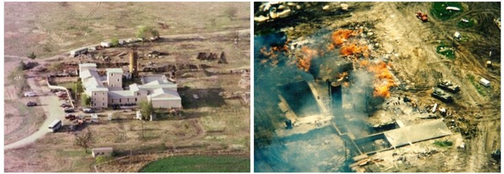 The Branch Davidian home outside of Waco, Texas, United States