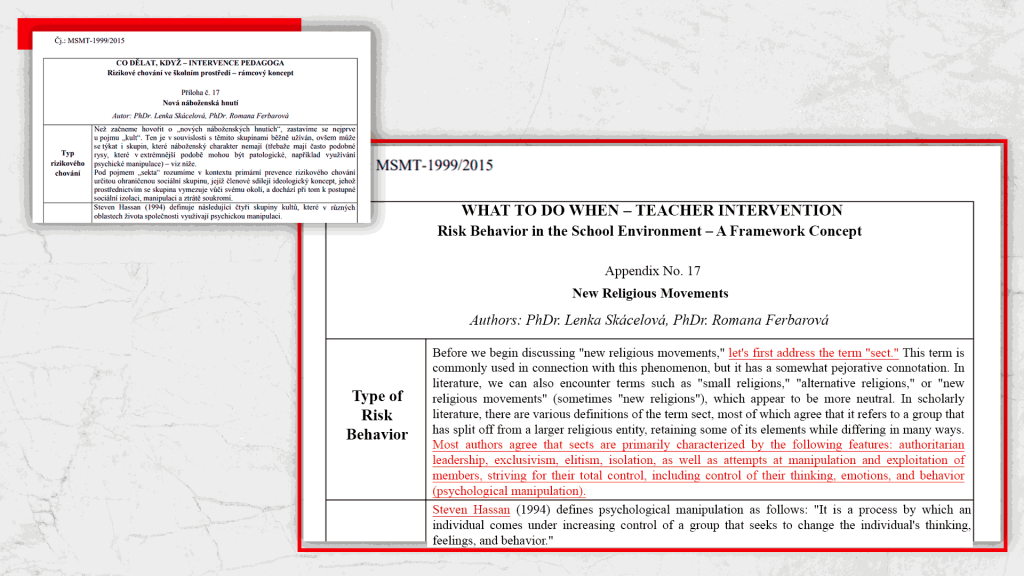 Screenshot from “WHAT TO DO WHEN – TEACHER INTERVENTION