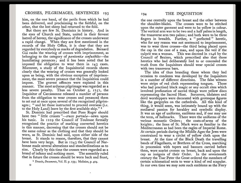 The book "The Inquisition from Its Establishment to the Great Schism" by A.L. Maycock