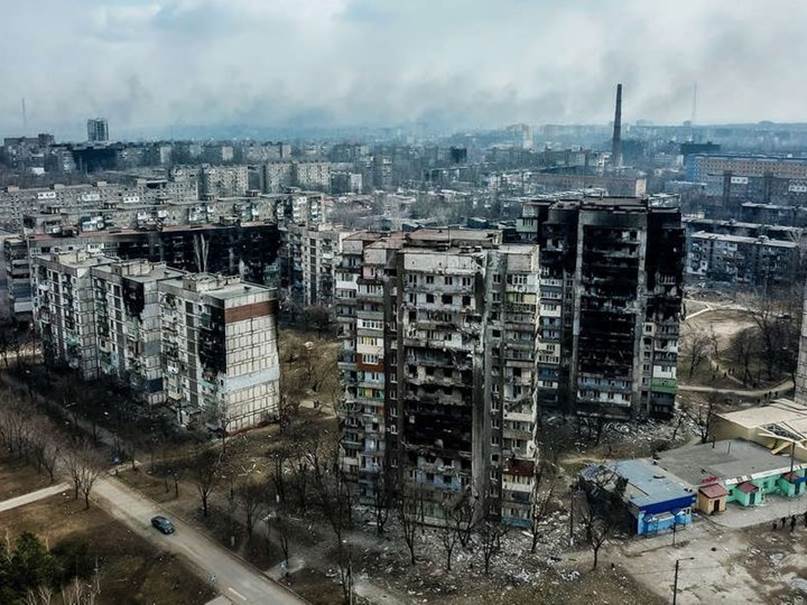 Mariupol, Ukraine, after the siege