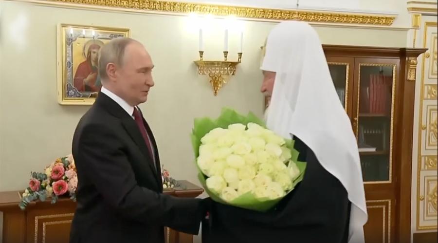 Vladimir Putin and Patriarch Kirill