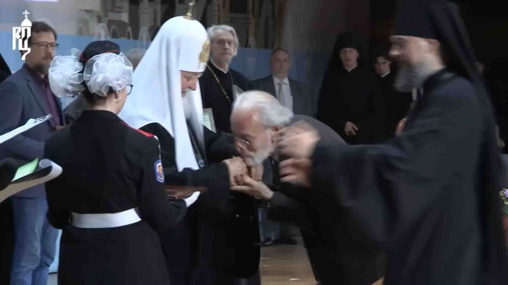 Screenshots from YouTube channel of the Moscow Patriarchate official website