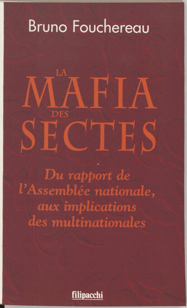 Bruno Fouchereau, “The Mafia of Cults” (1996).  Cover photo of the book from the Bibliothèque nationale de France (BnF) website