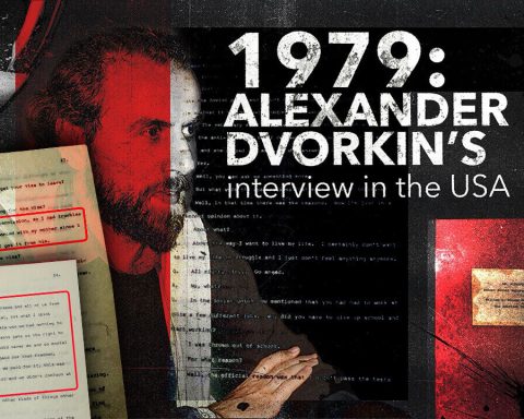 Year 1979, USA. Dvorkin Gives an Interview