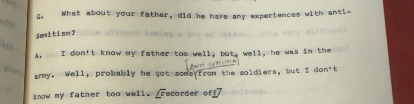 Alexander Dvorkin’s 1979 interview for the project “Recent Soviet Immigrants in America,” p. 36 