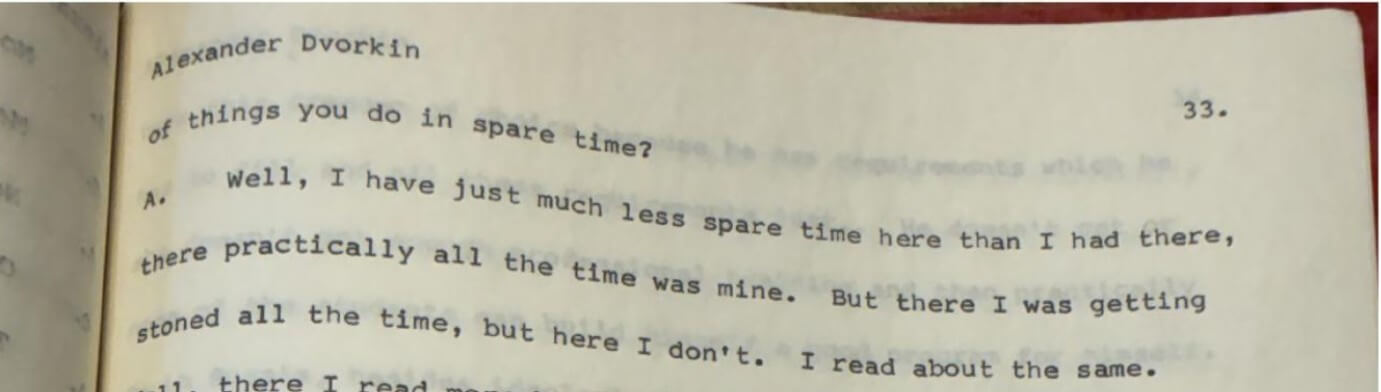 Alexander Dvorkin’s 1979 interview for the project “Recent Soviet Immigrants in America,” pp. 25, 26, 27