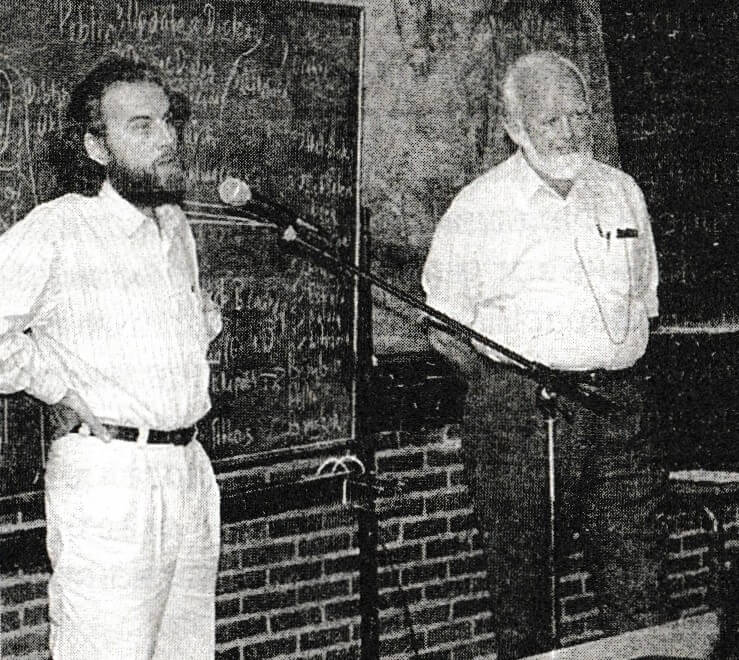 1993. Joint presentation by Alexander Dvorkin with Professor Johannes Aagaard in Denmark. Alexander Dvorkin, Teachers and Lessons: Memoirs, Stories, Reflections