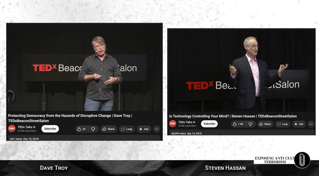 Screenshots from YouTube: TEDxBeaconStreetSalon, 2018