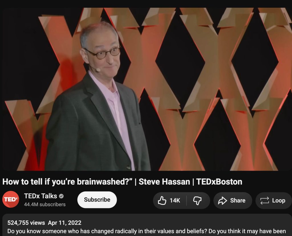 Screenshots from YouTube: TEDxBoston, 2022