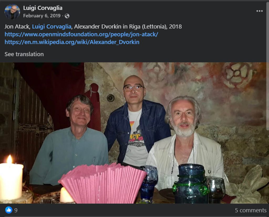 Jon Atack, Luigi Corvaglia, and Alexander Dvorkin. Latvia, 2018