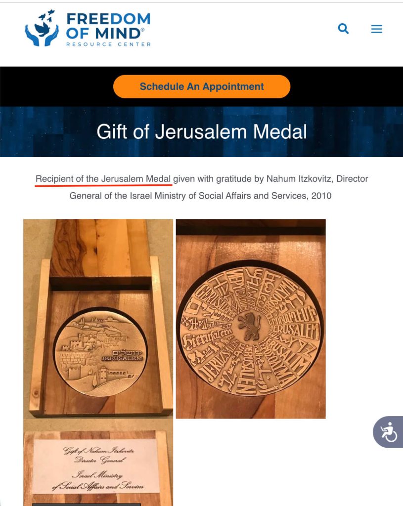 Screenshot from Steven Hassan’s website