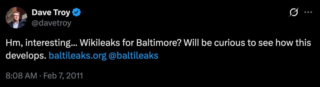Screenshot from Dave Troy's Twitter account 