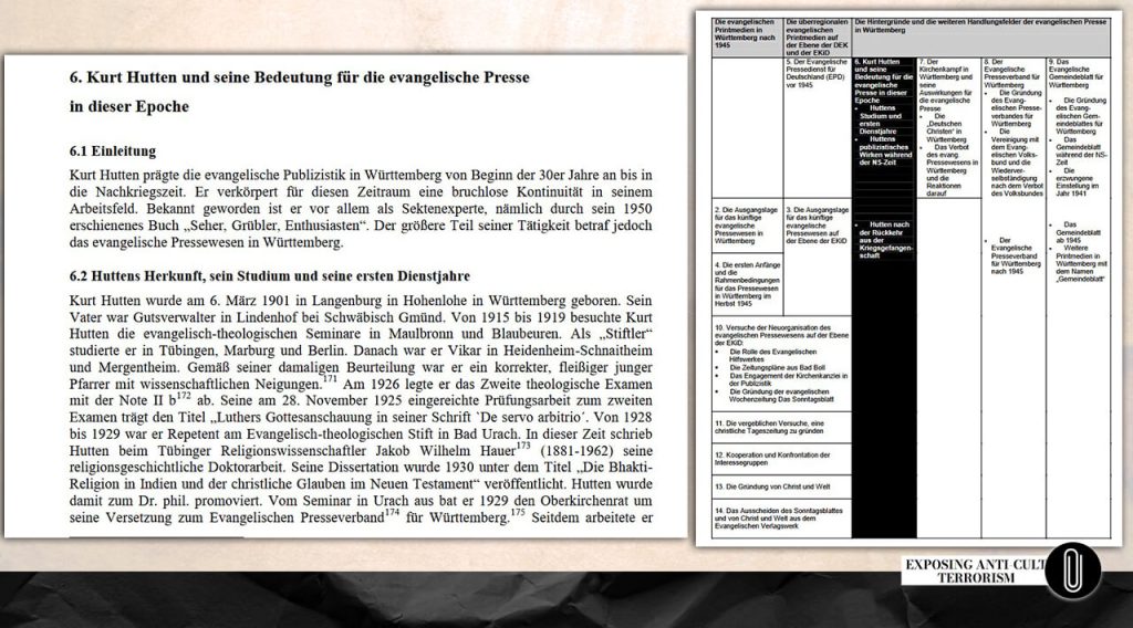 Dietrich Hub, “Kurt Hutten and His Significance for the Protestant Press”