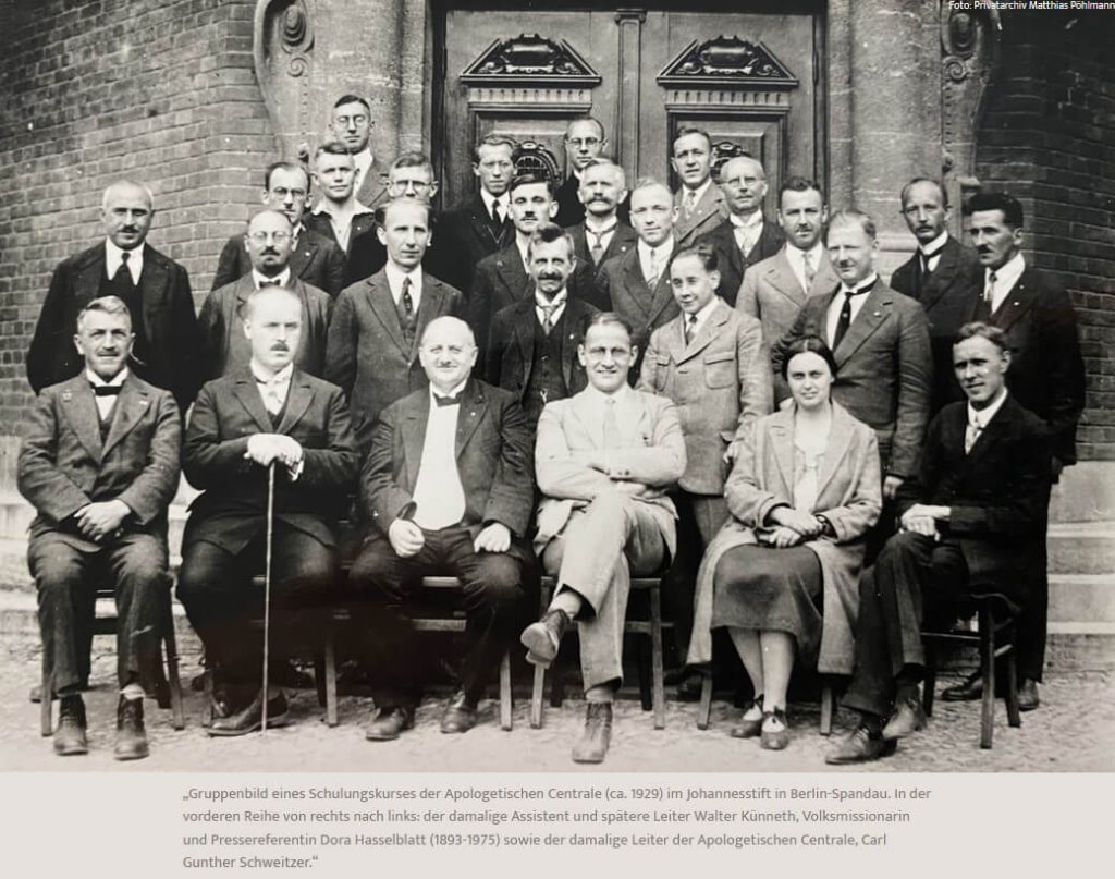 Apologetische Centrale in Germany, 1929